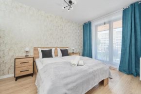 Nowoczesny Apartament z Balkonem i Parkingiem w Centrum Wrocławia by Noclegi Renters, Wrocław